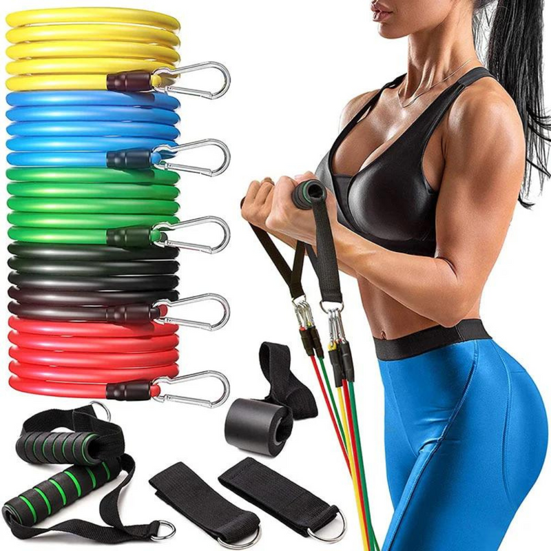 11 Piece Fitness Resistance Bands