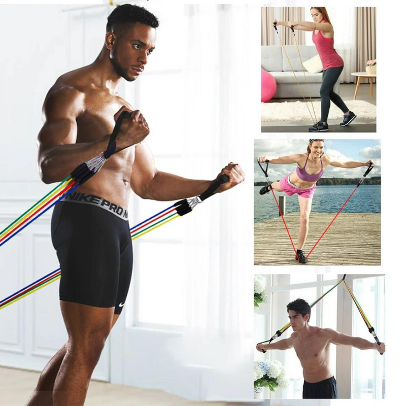 11 Piece Fitness Resistance Bands